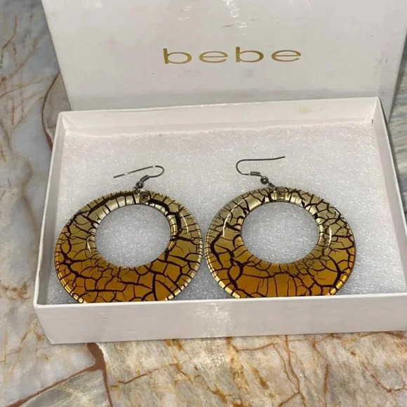 Beautiful Sparkly Crystal Earrings round hoop - Picture 1 of 3